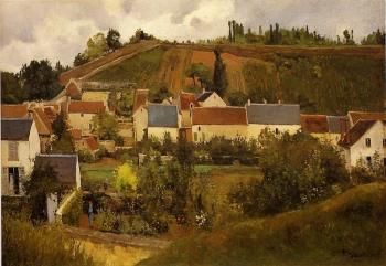 Camille Pissarro : View of l'Hermitage, Jallais Hills, Pontoise